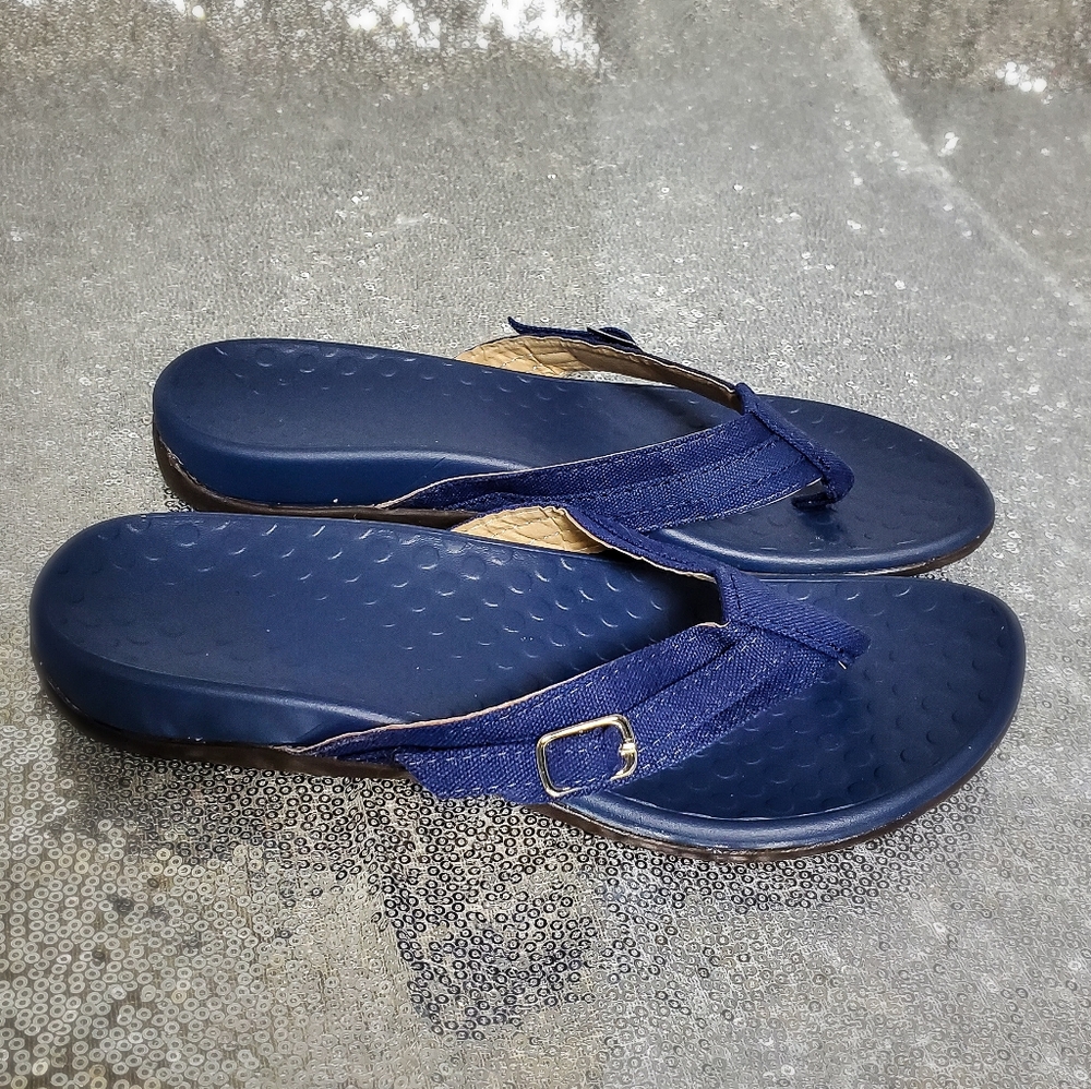 Navy Orthopedic Sandals